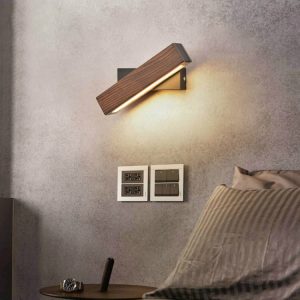 Rotatable Bedroom Wall Lamp - Warm Night Light, Modern Design, Easy to Install
