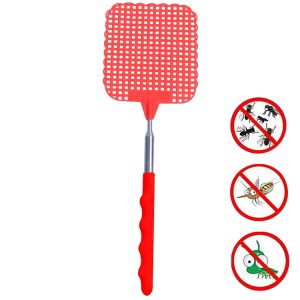 Ultimate Summer Companion: Creative Retractable Plastic Fly & Mosquito Swatter