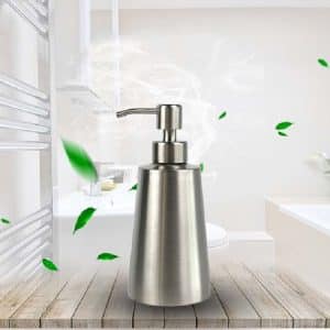350ml Stainless Steel Manual Soap Dispenser - Ideal for Dish Washing & Hand Sanitizer