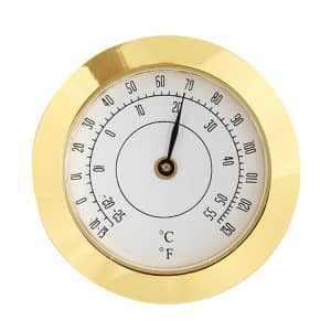 38mm High Precision Hygrometer for Home/Guitar/Violin Cases - Accurate Thermometer