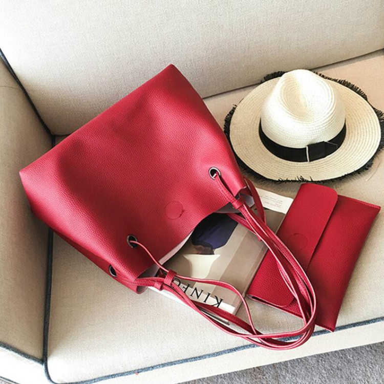 Luxury 2-in-1 Soft Leather Women's Bag Set - Fashion Design Shoulder & Handbag 3 Luxury 2-In-1 Soft Leather Women'S Bag Set - Fashion Design Shoulder &Amp; Handbag - Image 3