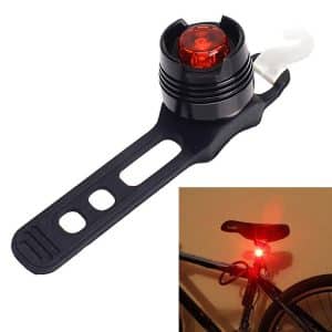 Waterproof LED Bicycle Safety Lights - Red & White Flash for Front & Rear