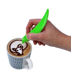 Precision Electric Latte Art Pen for Coffee Cake Decorating - Ideal for Baking