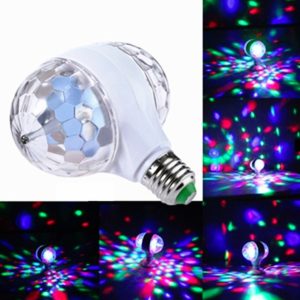 6W LED Double Head Magic Ball Stage Light - Colorful Laser Projection Lamp