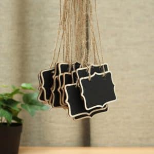 12PCS Mini Blackboard Chalkboard String Wedding Home Party Decor