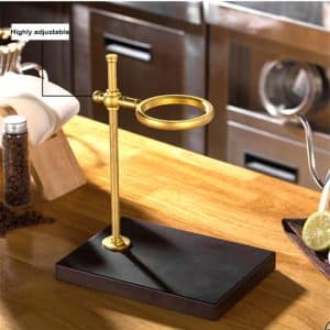Adjustable Wood Base Hand Coffee Filter Holder - Coffee Filter Stand