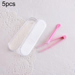 5pcs Portable Contact Lens Special Tweezer and Stick Set Kit - Travel Essential