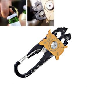 Stainless Steel 20-in-1 Wrench Screwdriver Roulette Multi-tool Kit