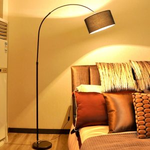 Sleek Remote Control Floor Lamp for Living Room, Bedroom, Study - Simple Elegance