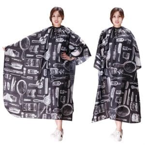 Effortless Haircut Experience: Adult Hair Apron - Keep Your Outfit Spotless!