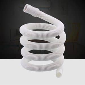 18mm Plastic Drain Pipe Extension Hose - Efficient Clamp Included - for Washer/AC