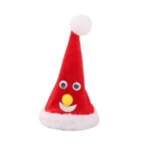 6" Electric Cap Christmas Swing Tree Hat Ornaments Props - Festive Holiday Decor