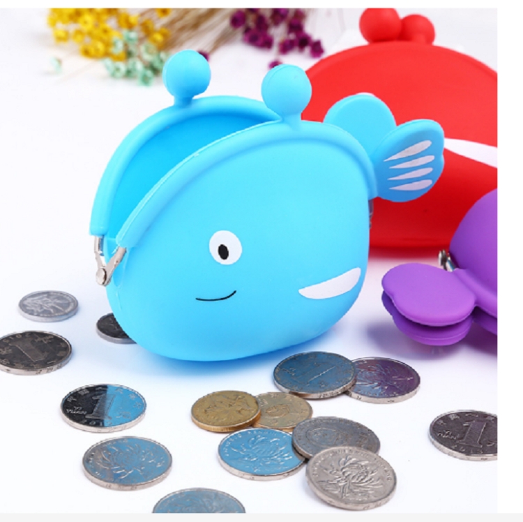 Mini Cute Fish Silicone Coin Purse - Creative Cartoon Design for All Ages 8 Mini Cute Fish Silicone Coin Purse - Creative Cartoon Design For All Ages - Image 8