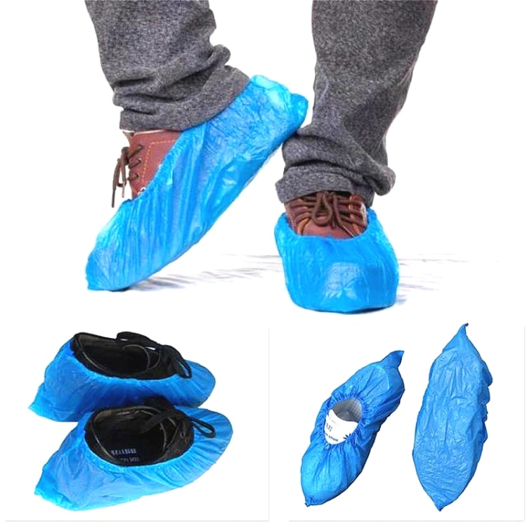 100 PCS Thick Disposable Plastic CPE Shoe Covers for Rainy Days 3 100 Pcs Thick Disposable Plastic Cpe Shoe Covers For Rainy Days - Image 3