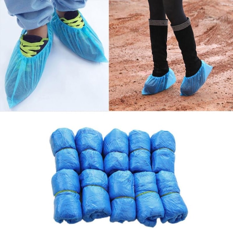 100 PCS Thick Disposable Plastic CPE Shoe Covers for Rainy Days 6 100 Pcs Thick Disposable Plastic Cpe Shoe Covers For Rainy Days - Image 6
