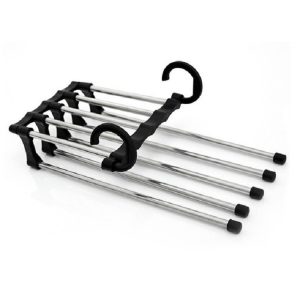 Ultimate Space-Saving 5-in-1 Telescopic Wardrobe & Trousers Rack