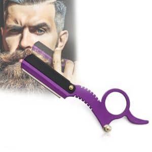 Vintage Stainless Steel Thumb Razor - Classic Design for Smooth Shave