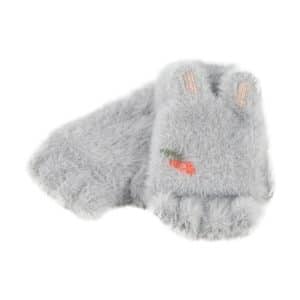 Warm Knitted Kids Fingerless Gloves - Cold-Resistant Plus Velvet Design