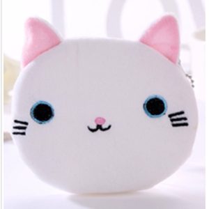 Adorable Cat Plush Coin Purse - Perfect for Kids!