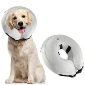 Warm & Comfortable Pet Inflatable Collar: Protects Pets from Wounds (70 characters)