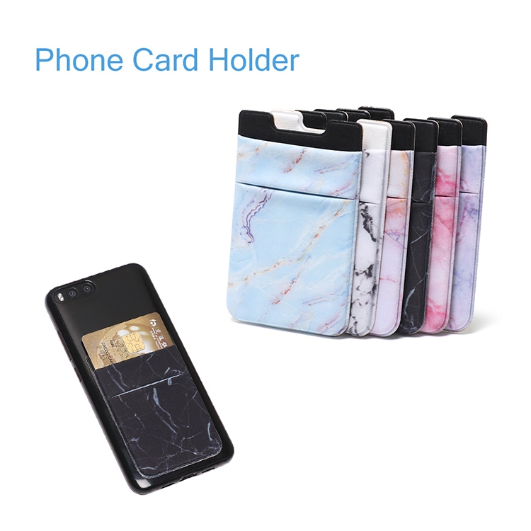 Marble Pattern Card Holder Sticky Phone Clip for Easy and Stylish Access 8 Marble Pattern Card Holder Sticky Phone Clip For Easy And Stylish Access - Image 8