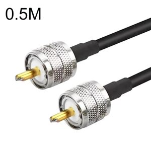 High-Quality UHF Male to UHF Male RG58 Coaxial Adapter Cable - Secure Connection
