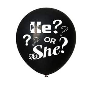 36" Black Confetti Balloon - Stunning Decor for Showstopping Events!