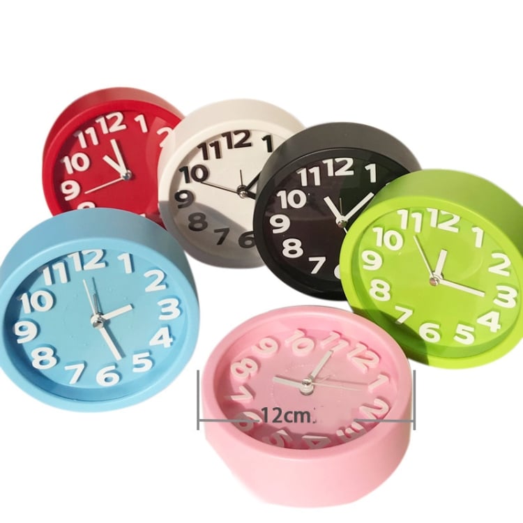 12cm Candy Color Digital Silent Alarm Clock - Perfect for Children and Students 2 12Cm Candy Color Digital Silent Alarm Clock - Perfect For Children And Students - Image 2