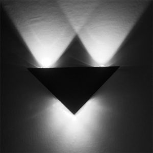 Modern LED Triangle Wall Light for Interior Corridor & Aisle - Illuminate Stylishly