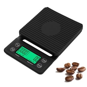 Precise Coffee Scale with Timer - Ensures Accurate Brewing Time - Perfect for Kitchen