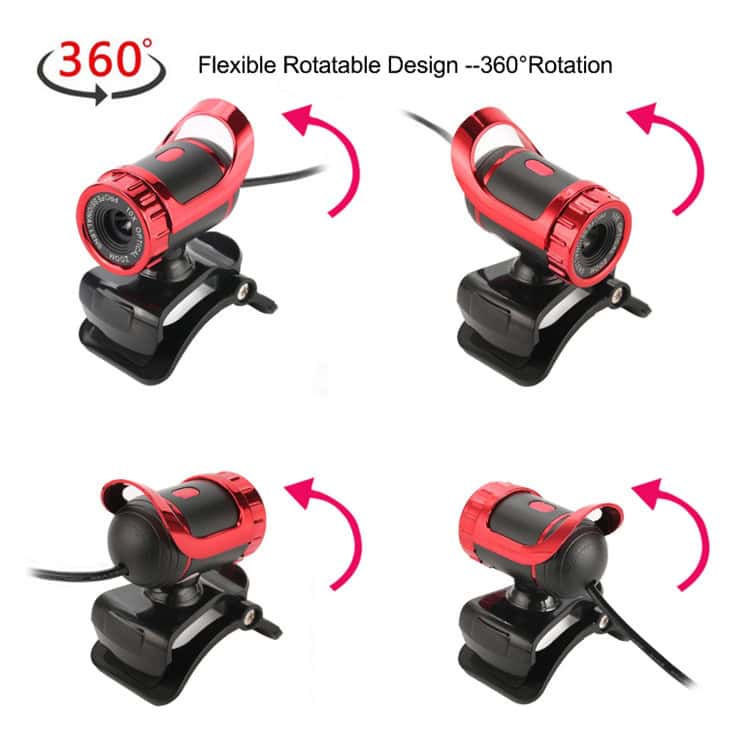 HXSJ A859 480P USB Camera with Microphone - Ideal for Computer Network Courses 5 Hxsj A859 480P Usb Camera With Microphone - Ideal For Computer Network Courses - Image 5