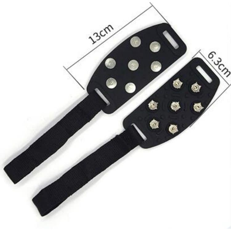 Outdoor Zinc Alloy Crampons with 7-Tooth Spikes for Snow & Ice - Anti-Skid Covers 4 Outdoor Zinc Alloy Crampons With 7-Tooth Spikes For Snow &Amp; Ice - Anti-Skid Covers - Image 4