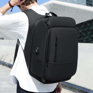 Waterproof PVC Business Travel Backpack - Ideal for On-the-Go Professionals