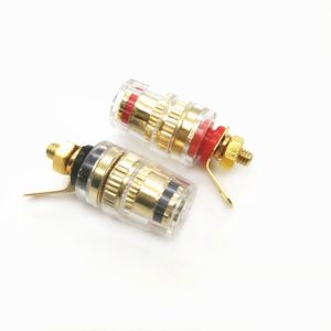 Crystal Clear 4mm Banana Speaker Socket Panel - 10 PCS / 5 Pairs • Audio Engineering