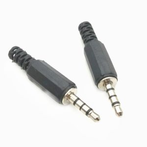 30 PCS DIY 3.5mm Four Pole Audio Headphone Plug Welding Kit