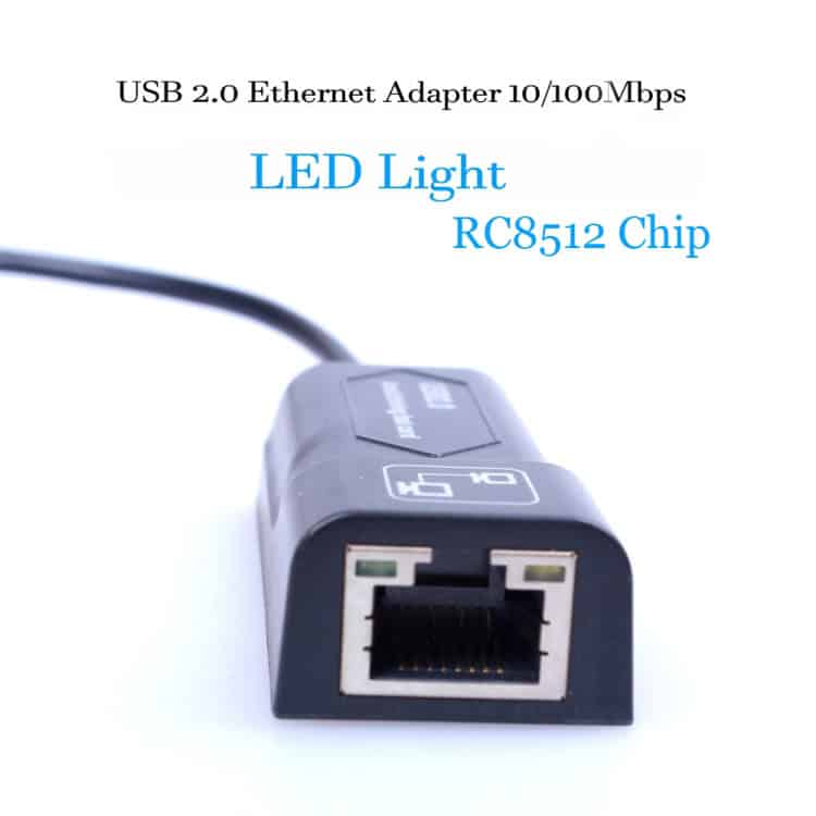 High-Speed USB Ethernet Adapter Network Card 10/100 Mbps RJ45 Connector 3 High-Speed Usb Ethernet Adapter Network Card 10/100 Mbps Rj45 Connector - Image 3