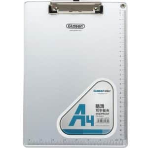 A4 Aluminum Clipboard Folder | Stationery Supplies for Office & School | 31.5x22.5cm