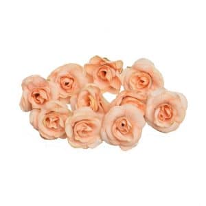 10 Sets 4cm Silk Rose Flower Heads for Wedding Party Decor - Artificial Bouquet