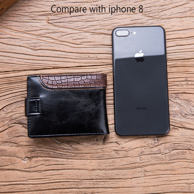 Men's Vintage Leather Card Holder Wallet - Short Coin Pocket & Hasp Closure 4 Men'S Vintage Leather Card Holder Wallet - Short Coin Pocket &Amp; Hasp Closure - Image 4