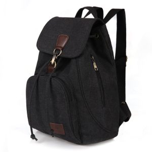 Canvas Laptop Backpack for Stylish Women - Student Essential, Comfortable & Durable