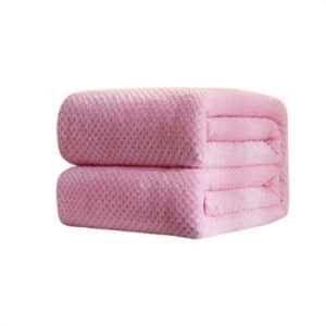 Cozy Winter Pineapple Flannel Blanket - Plush Coral Fleece, Easy-Care Sofa Cover