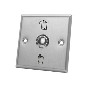 Push button switch with stainless steel faceplate for easy operation and durability. Suitable for industrial, commercial, and residential the installations. Bright and clear icons indicating operation and reset.
