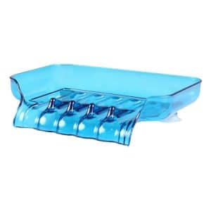Vibrant Silicone Soap Holder with Strong Suction Cups - Keep Your Soap Dry!