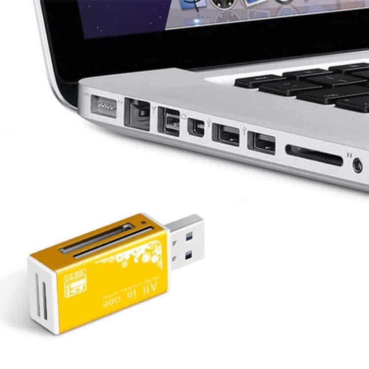 Ultimate Multi-in-1 Memory Card Reader for SD, Micro SD, TF, M2, MMC - 70 Characters 5 Usb Flash Drive With Sd Card Slot For Data Transfer And Storage, Compatible With Laptops And Computers.