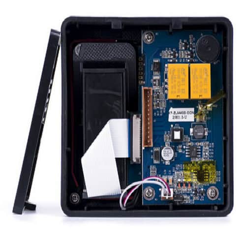 ZKTeco X6 Fingerprint Access Control System - Intelligent Office Security 4 Compact Industrial Control Unit With Internal Circuit Boards, Wiring, And Components For Automation And Connectivity Solutions. Suitable For Industrial Applications, Featuring Advanced Circuitry.