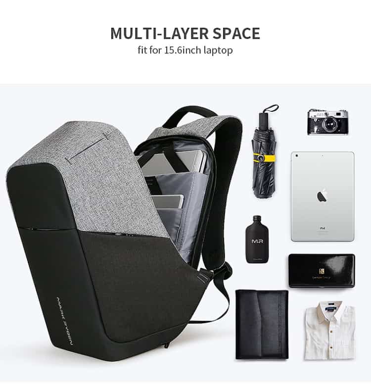Mark Ryden USB Charging Laptop Backpack 15" - Multi-Functional & Stylish 7 Mark Ryden Usb Charging Laptop Backpack 15&Quot; - Multi-Functional &Amp; Stylish - Image 7