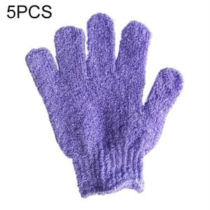 5-Piece Exfoliating Spa Massage Shower Bath Gloves Scrub Body Glove - Revitalize Your Skin