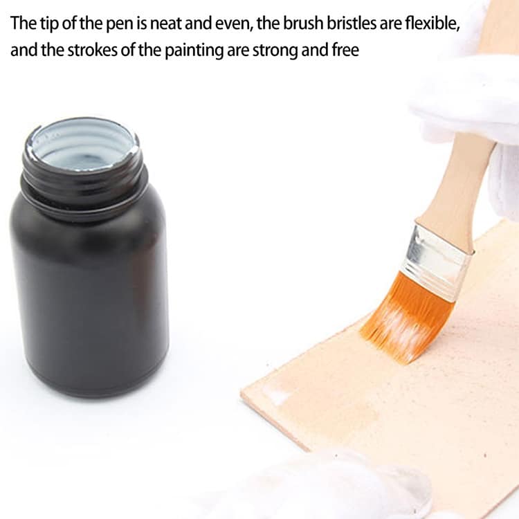 10-Piece Nylon Hair Painting Brush Set for Oil Watercolor - Precision Brushe 4 10-Piece Nylon Hair Painting Brush Set For Oil Watercolor - Precision Brushe - Image 4