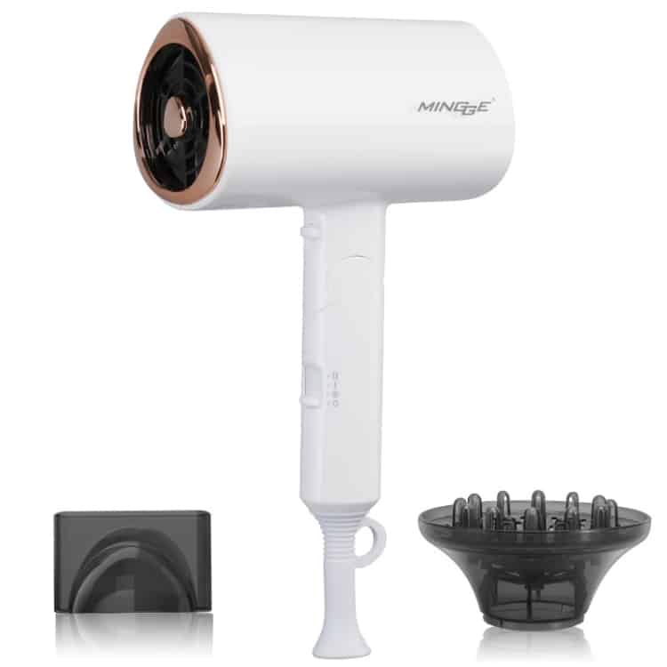 Mingge T1 1800W High-power Hair Dryer - Fast Drying, Cold Hot Air, Folding Design 1 Mingge T1 1800W High-Power Hair Dryer - Fast Drying, Cold Hot Air, Folding Design