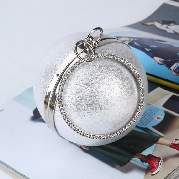 Elegant Round Ball Evening Bag - PU Banquet Makeup Clutch for Ladies 4 Elegant Round Ball Evening Bag - Pu Banquet Makeup Clutch For Ladies - Image 4